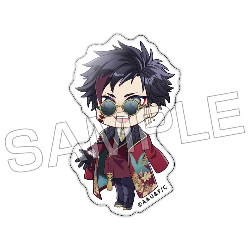 มหาศึกคนชนเทพ - เข็มกลัดสามทหารเสืออิเคเม็ง สติกเกอร์ จิ๋นซีฮ่องเต้ Ver.ชุดสูท