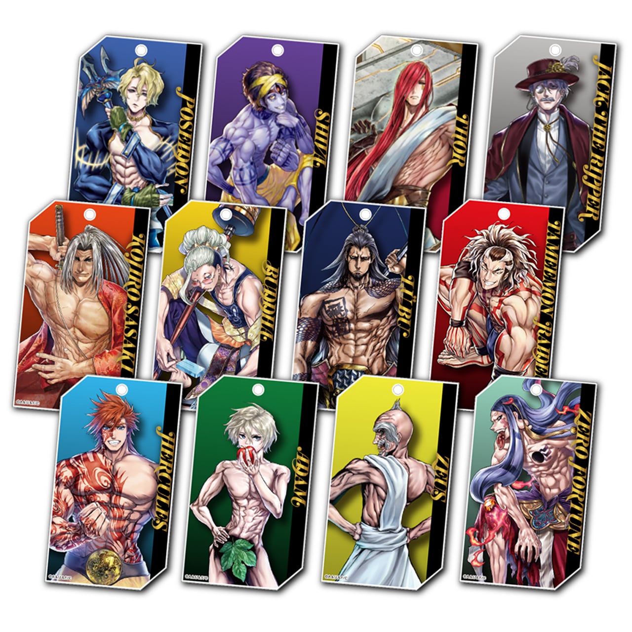 มหาศึกคนชนเทพ - พวงกุญแจอะคริลิคแบบเทรดดิ้ง ※สินค้าสุ่ม <12 แบบ>