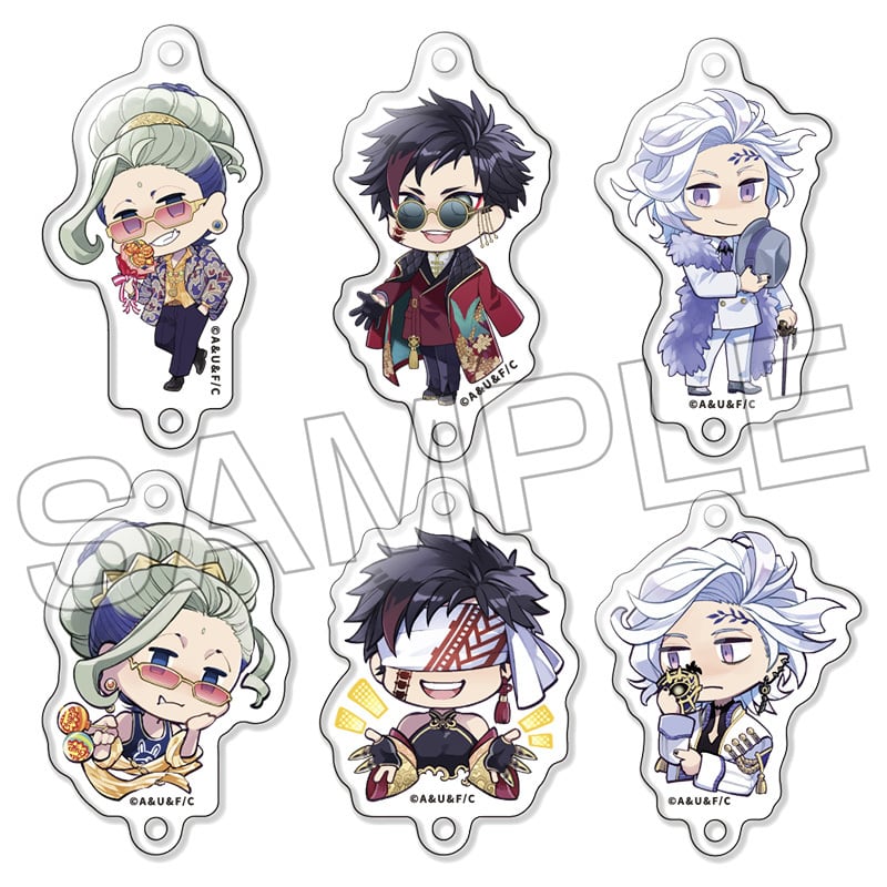 มหาศึกคนชนเทพ - เข็มกลัดสามทหารเสืออิเคเม็ง พวงกุญแจอะคริลิคน่ารักสุดๆ ※สินค้าสุ่ม <6 แบบ>