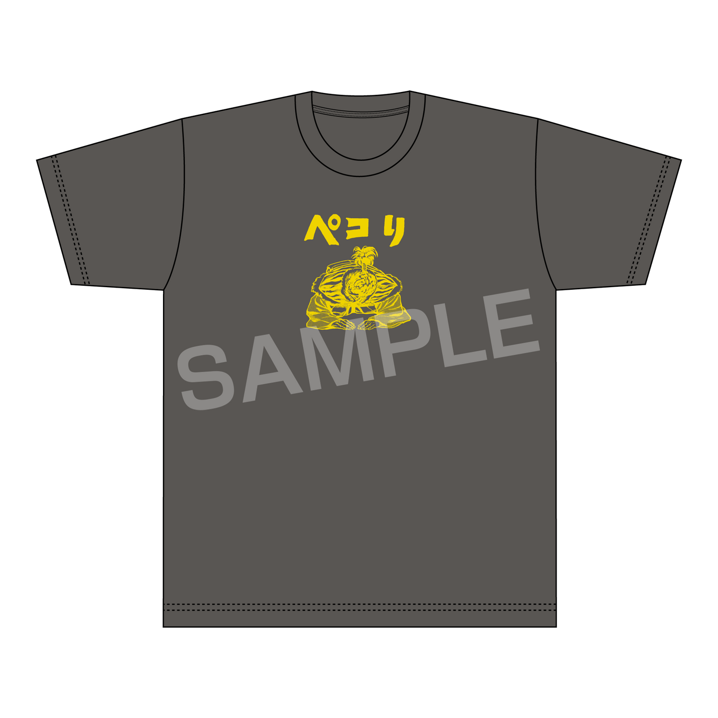 เคย์จิ ขุนศึกอหังการ - เสื้อยืด "เปโคริ" สีเทา