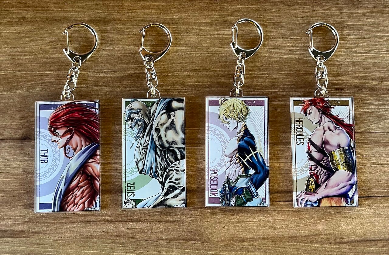 มหาศึกคนชนเทพ - พวงกุญแจอะคริลิค【เทพ】※สินค้าสุ่ม <4 แบบ>