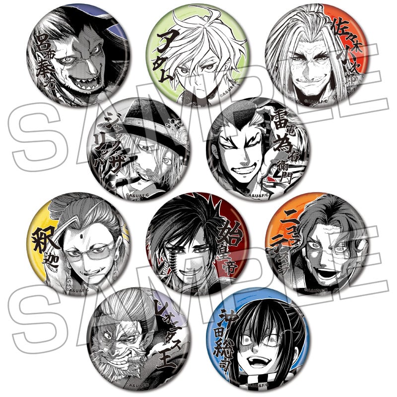 【ชุดครบเซ็ต】มหาศึกคนชนเทพ - เข็มกลัดช่องการ์ตูน Ver.มนุษย์ <10 แบบ>